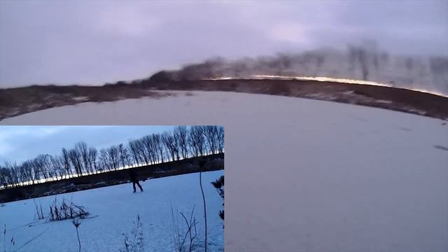 Катаемся на коньках - первый выезд на лёд 07.01.2020 смотреть онлайн