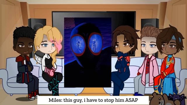 Spider-man across the spider-verse react to Miles Morales смотреть онлайн