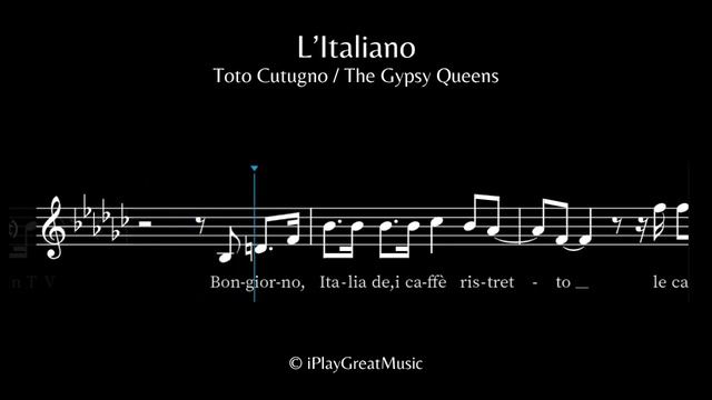 L'Italiano - Toto Cutugno - The Gypsy Queens - Karaoke смотреть онлайн