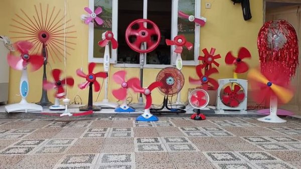 Красные вентиляторы