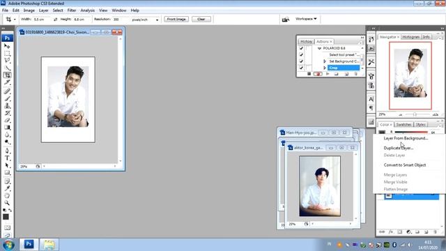 cara edit poto polaroid di photoshop / adobe cs3 mudah dan simpel смотреть онлайн