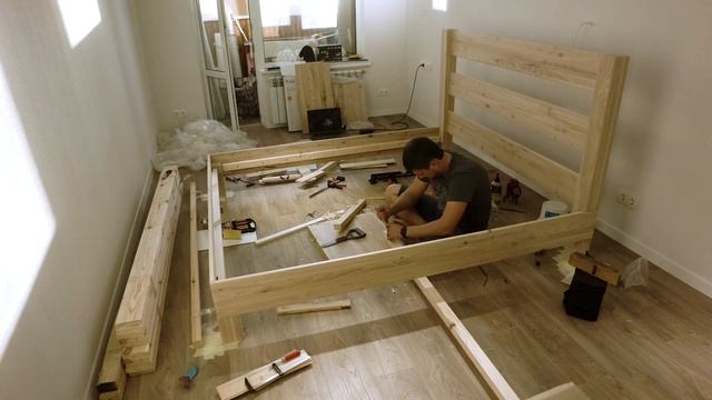Как я делал кровать. смотреть онлайн