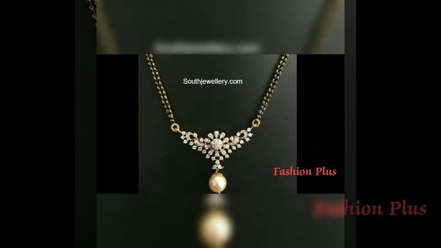 Latest 14 Carat Gold black beads chain designs || Gold black beads , Nallapusala golusu || смотреть онлайн