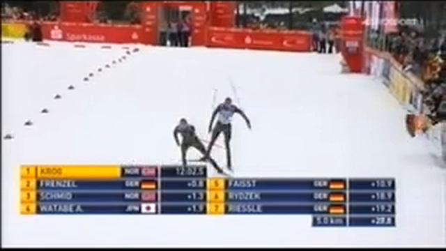 2015/16 combinata 10 km Schonach - Frenzel, Jan Schmid, Akito Watabe смотреть онлайн