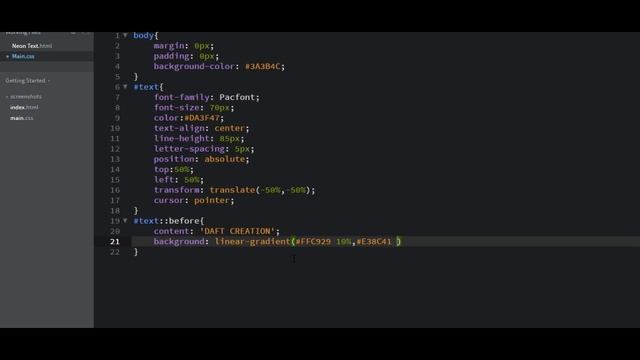 Neon Text | CSS Tutorial смотреть онлайн
