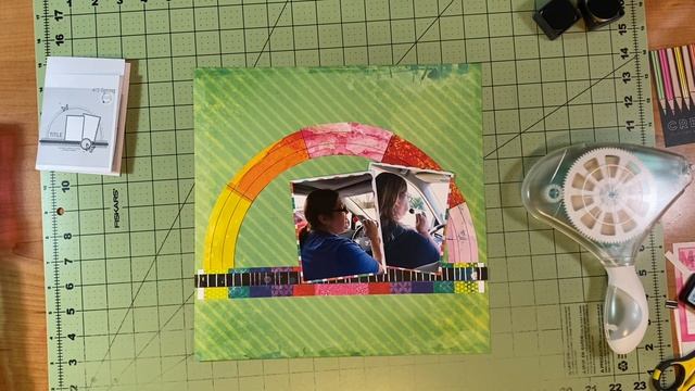 Scrapbook Process Video - Scrap A Sketch - 4 Seasons In 1 Month - 4/3 Spring