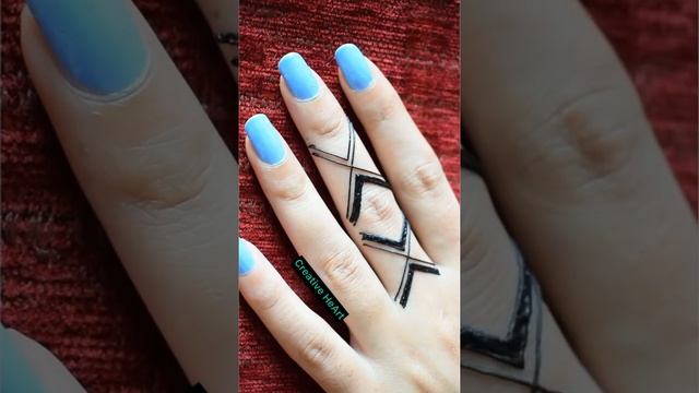 New Finger Mehndi Design ✨ #shorts #youtubeshorts смотреть онлайн