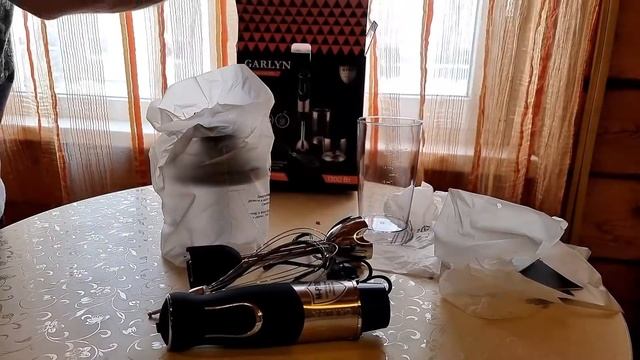РАСПАКОВКА. Погружной блендер GARLYN HB310. смотреть онлайн