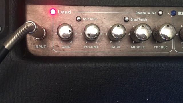 Kustom HV65 Lead Channel with Gain Boost sound demo смотреть онлайн