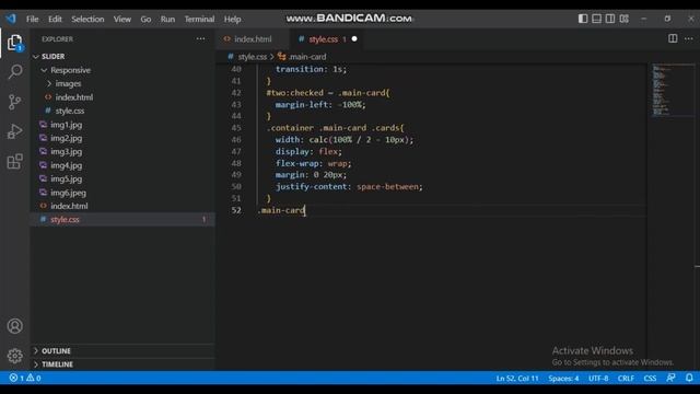 How to Create Responsive Card Slider in only HTML & CSS смотреть онлайн