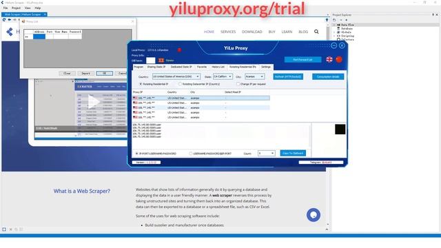 Helium Scraper Web Scraping Software & YiLuProxy Tutorial - yiluproxy.org смотреть онлайн