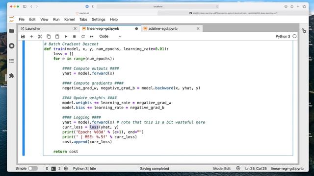 L5.8 Adaline Code Example смотреть онлайн