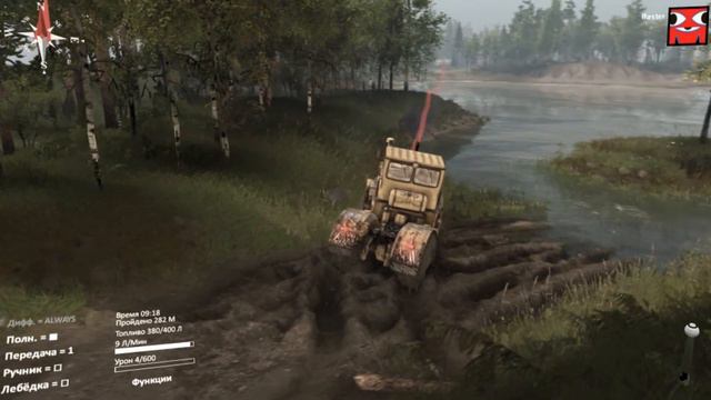 ЧУТЬ НЕ УТОПИЛ КИРОВЕЦ! [SPINTIRES] смотреть онлайн