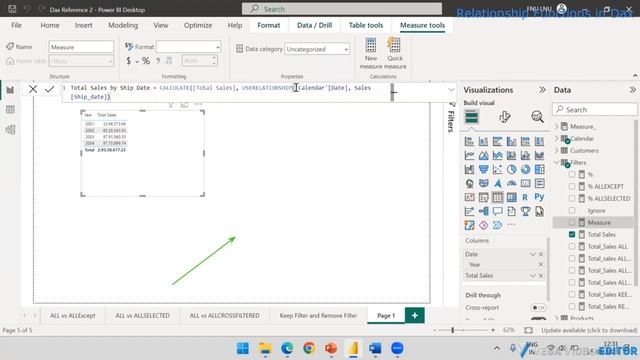PBI 15.13: Relationship Functions in Dax || Modify Relationship - USERELATIONSHIP and CROSSFILTER смотреть онлайн