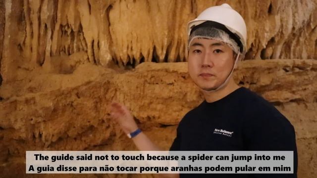 Korean Boyfriend Visits A BRAZILIAN CAVE For The First Time