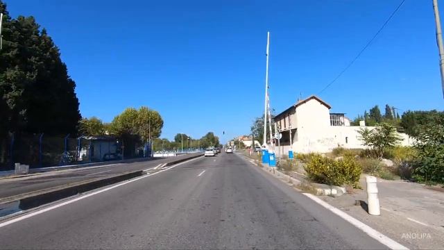 Driving AVIGNON ?? CHATEAUNEUF DU PAPE • driving France tour. Scenic drive [4K] смотреть онлайн