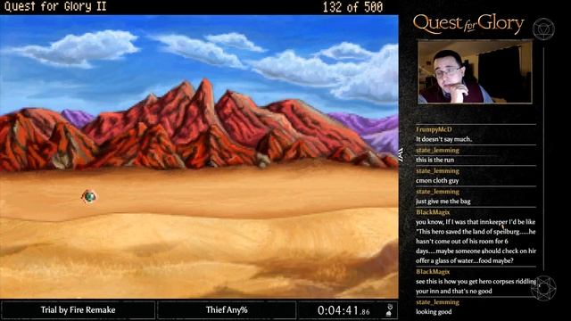 Quest for Glory II: Trial by Fire Remake Speedrun Thief Any% [8:57] смотреть онлайн
