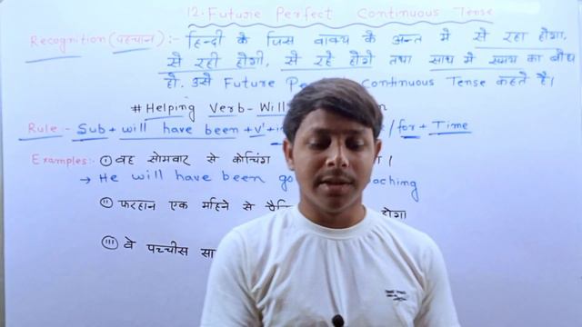 12. Future Perfect Continuous Tense In Hindi by #NadeemSir смотреть онлайн