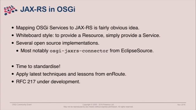 Dynamically assembled REST microservices using JAX-RS and... microservices? смотреть онлайн