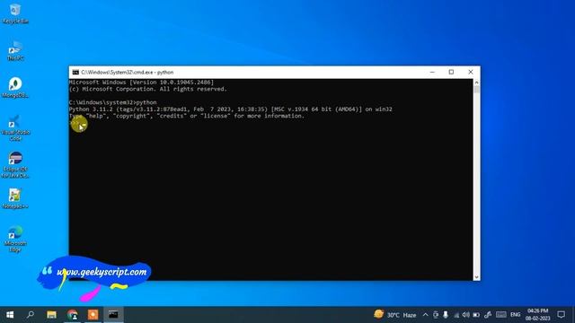 How to Install Python 3.11.2 on Windows 10 [ 2023 Update ] Complete Guide смотреть онлайн