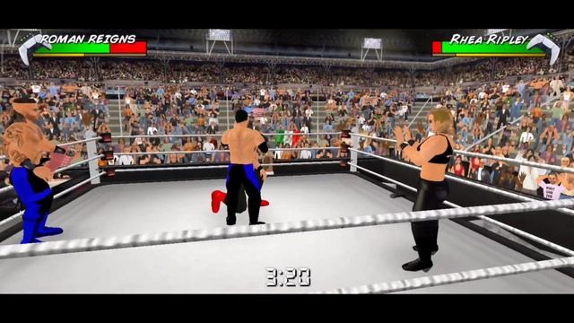 THE BLOODLINE VS THE JUDGEMENT DAY BATTLE ROYAL | WRESTLING EMPIRE смотреть онлайн