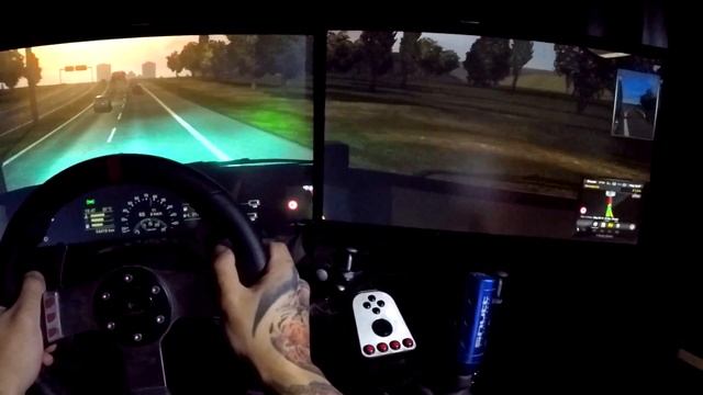 Euro Truck Simulator 2 - GoPro - Vida Real #6 - Mapa EAA - Volvo FH16 - Jogando de Volante G27 смотреть онлайн