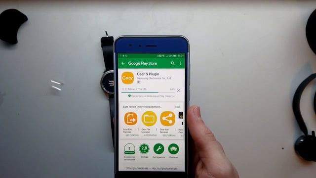 Распаковка SAMSUNG Gear S3 CLASSIC смотреть онлайн