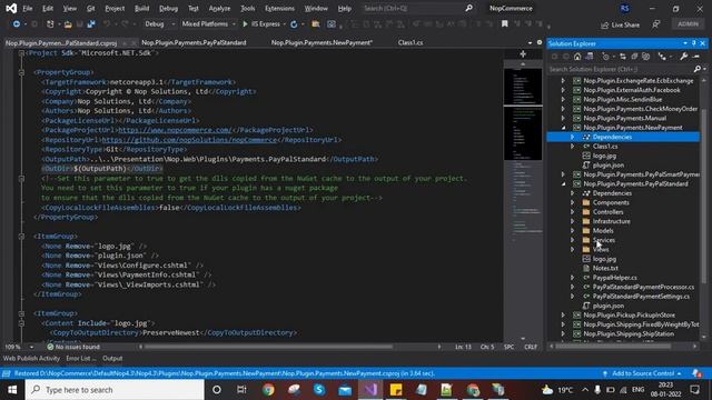 How to Create Custom Plugin in Nopcommerce -part 1 смотреть онлайн