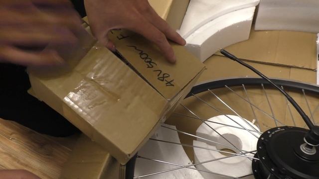 Мотор колесо 500 ватт с Алиэкспресс 2023г. Распаковка смотреть онлайн