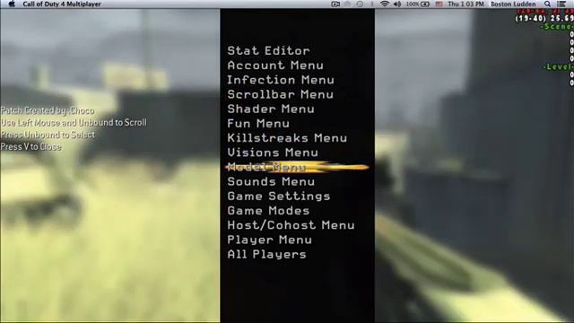 Phycoh's Edited Cod4 Mod Menu смотреть онлайн