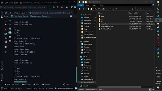 Contact-Management JAVA-PROJECT-(Source Code in description) #Comsats #University #SemesterProject смотреть онлайн