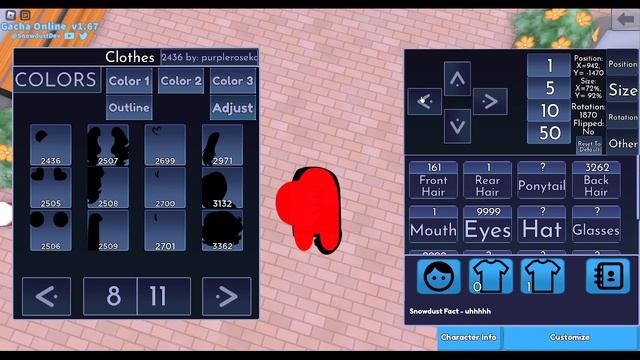 Gacha Online ✨: How To Make Red (Among us Roblox) смотреть онлайн