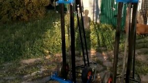 Стойка для ручного бензобура высотой 2,3метра (специальный заказ)