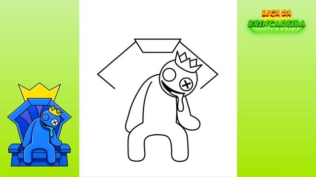 Como DESENHAR o AZUL BABÃO do RAINBOW FRIENDS 2 - Como DIBUJAR a BLUE de RAINBOW FRIENDS 2 - ROBLOX смотреть онлайн