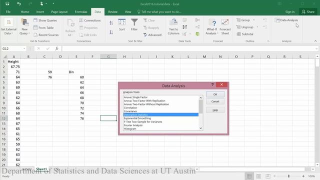Creating Frequency Distributions and Histograms in Excel 2016, 2019, and 365 смотреть онлайн