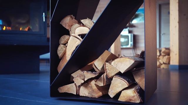 ? Неповторимая дизайнерская дровница Мозаика ? смотреть онлайн