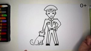 #какнарисовать #ПОЛИЦЕЙСКИЙ Уроки Рисования Для Детей #howtodraw #policeman #drawforchildren