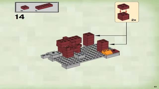 LEGO Minecraft The Nether Fortress 21122 - Лего Майнкрафт Подземная Крепость смотреть онлайн