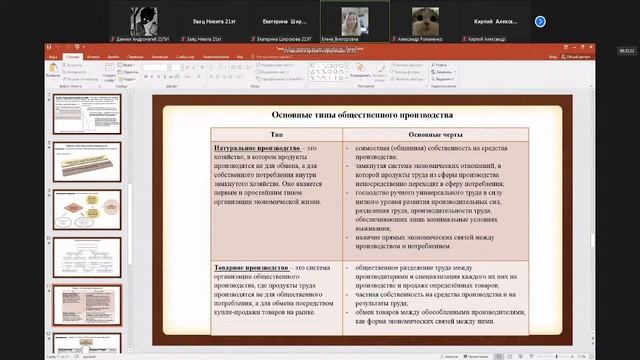 Экономика и основы финансовой грамотности 10.09.2022 - запись пары смотреть онлайн