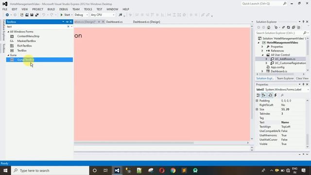 5. Hotel Management System in C# - Customer Registration Design смотреть онлайн