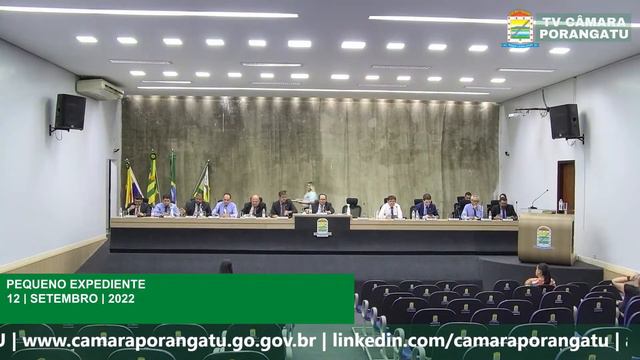 PEQUENO EXPEDIENTE E SESSÃO ORDINÁRIA - 12092022 смотреть онлайн