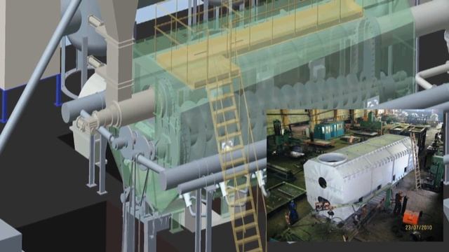 Waste to Energy Conversion Pyrolysis system 3D model RUS смотреть онлайн