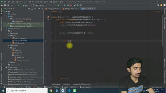 How to Create Custom Dialog Boxes in Android Studio using Kotlin смотреть онлайн