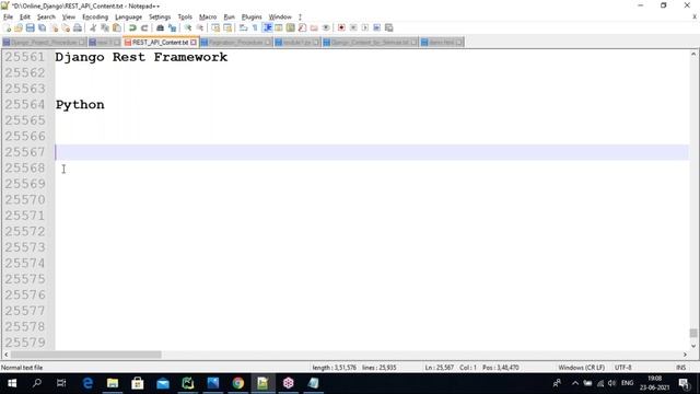 REST API (DJANGO Rest Framework) tutorials || Demo - 1 || by Mr. Srinivas On 24-06-2021 @7AM IST смотреть онлайн
