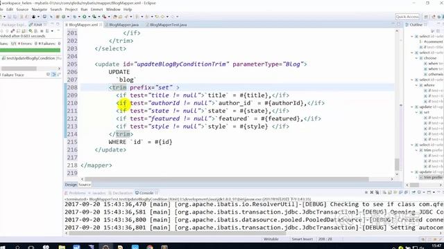 千锋Java教程：19 动态sql trim смотреть онлайн