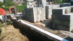 Строительство Из Тэб, Термоблоков, Теплоблока. Как Правильно Разложить Первый Ряд Блоков.