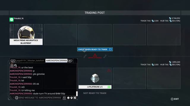 Funniest Warframe Trade Chat Ever смотреть онлайн