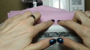 Как обработать низ футболки из трикотажа без распошивалки | Шов Флетлок на оверлоке