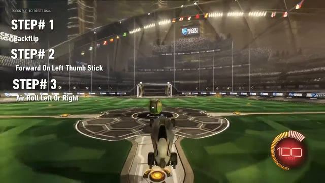 Rocket League Half Flip Tutorial