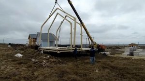 Сборка быстровозводимого дома  Doorhan